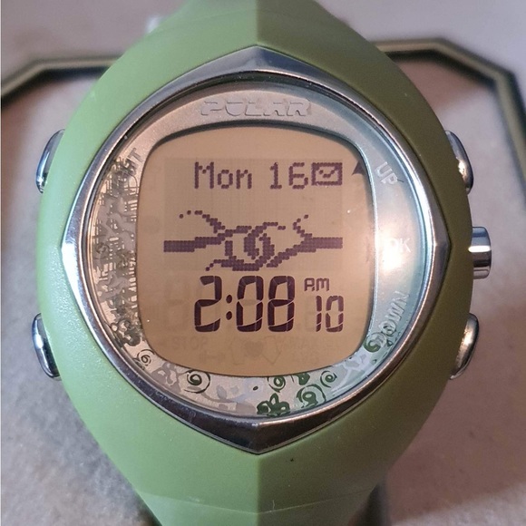 Polar F6 Green Heart Rate Monitor Women’s Watch (Watch Only) - Picture 1 of 3